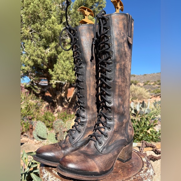 Freebird By Steven Grany Lace Up Boots - Picture 2 of 16